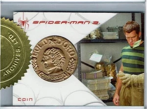 Spider-Man 3 Movie 2008 Expansion Set B SEALED Cards + Money Bag + Coin #175/600 - Picture 1 of 4