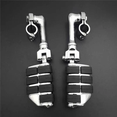 Motorcycle parts Billet Aluminum & Rubber Chrome - Image 1 of 4