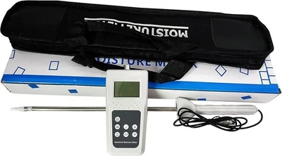 Digital Hay Moisture Tester Backlit LCD Display Technology with Range 5-82% - Image 1 of 4