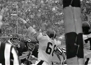 LC Greenwood Original 35mm Negative Sept 19 1971 Pittsburgh Steelers VS Chicago - Picture 1 of 2