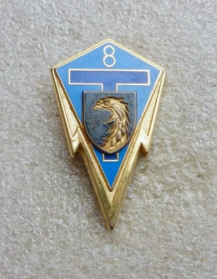 Insigne 8e Régiment des Transmissions - Photo 1/2