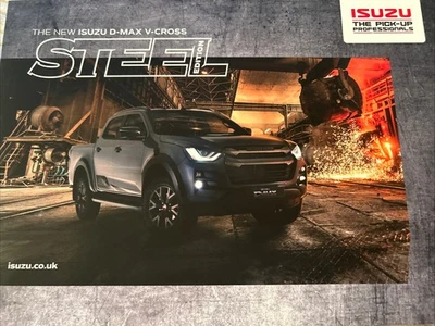 The Isuzu D Max V Cross Steel Edition Pick Up Original Car Sales Info Brochure - Image 1 of 4