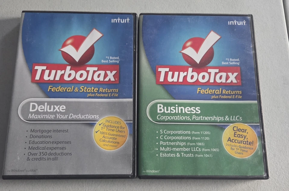 Turbo Tax Deluxe 2010  Business And Deluxe - Image 1 of 1