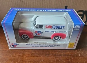 SpecCast 1952 Chevy Panel Delivery Carquest Auto Parts 1:25 Diecast Bank New - Picture 1 of 12