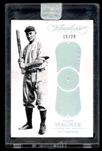 2017 Panini Flawless Baseball Honus Wagner Silver DIAMOND SP /20 Sealed HOF - Picture 1 of 2