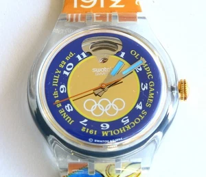 Swatch Automatico 1994 - SAZ103 - Stockholm 1912 - Nuovo - Picture 1 of 2