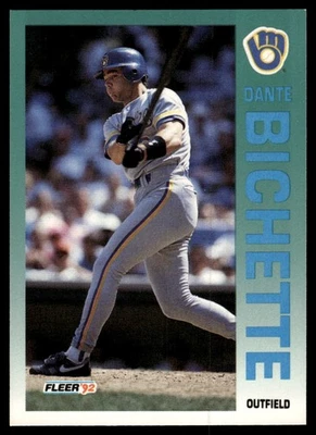 1992 Fleer #173 Dante Bichette Printed in U.S.A. - Image 1 of 2