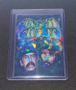 Cheech & Chong Custom Holographic Refractor Pop Art Card memorabilia - Picture 1 of 4