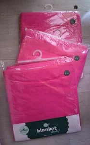 Brand New Jollien Baby Textiles 100/150cm Blanket 1.1 Tog Fuchsia Bundle X3 - Picture 1 of 6