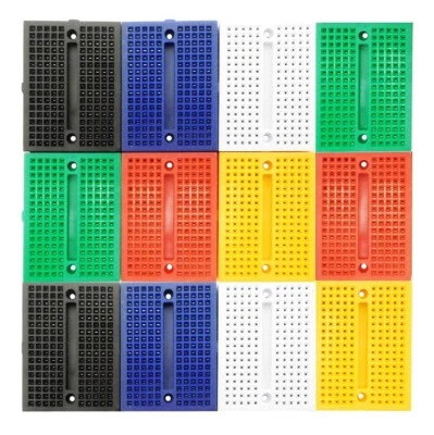 LampVPath 12Packs 170 Points Mini Small Solderless Breadboard Compatible New - Image 1 of 4