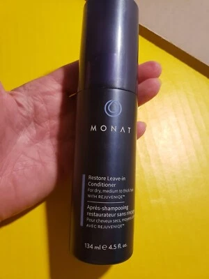 Monat Restore 免洗护发素注入 REJUVENIQE 4.5 液量盎司 — 第 1/2 张图片