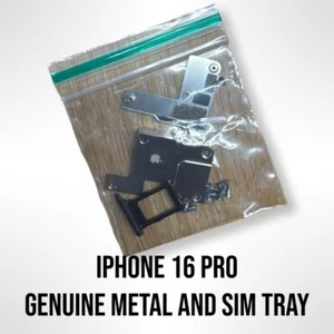 Genuine Sim Tray And Metal Plate For Apple iPhone 16 Pro - Picture 1 of 1