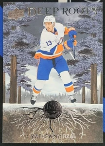 Matthew Barzal 2023-24 cubierta superior serie 2 raíces profundas inserto isleños - Imagen 1 de 2