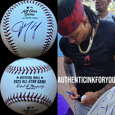 KETEL MARTE SIGNED 2025 ALL STAR GAME BASEBALL W/ EXACT VIDEO PROOF DBACKS ASG - Image 1 of 4