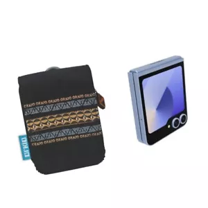 Sacoche/étui pour GALAXY Z FLIP Noir - 60% ! Attache ceinture Boucle fixation - Picture 1 of 4