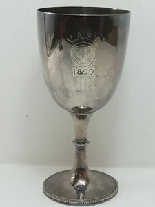 (ref288BS) 1899 V.A.S.I. Tasse antik versilbert - Bild 1 von 8