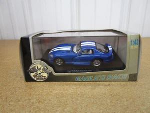 1996 Dodge Viper GTS 1/43 Eagle's Race diecast car blue with case Eagles 1997 - Picture 1 of 6