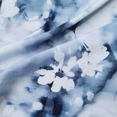 55'' Wide By Yard  Digital Print Material Dress Shirt Robe Fabric Rayon Viscose - Image 1 of 4