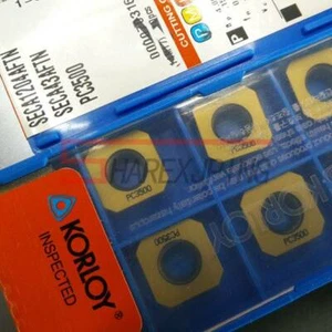 10PCS KORLOY SECA1204AFTN PC3500 SECA43AFTN CNC blade NEW - Picture 1 of 2
