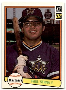 1982 Donruss Paul Serna Rookie Seattle Mariners #567