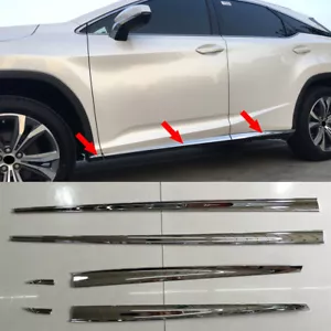 Fits Lexus RX350 450h 300 200t 350L 450hL Chrome Body Side Molding Cover Trim - Picture 1 of 9