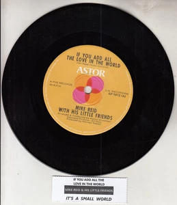 MIKE REID If you add all the love in the world 7" 45 rpm vinyl record NEW RARE! - Picture 1 of 2