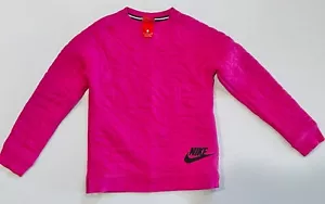 Nike Sportswear Fleece Stepp Sweatshirt Mädchen Gr. S rosa Taschen AQ6367-621 - Bild 1 von 5