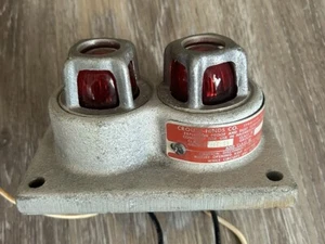 Vintage Crouse-Hinds Industrial Pilot Lamps Lights DSD947 J1 70 - Picture 1 of 6