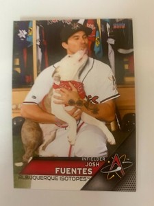 Josh Fuentes 2019  Albuquerque Isotopes Team Card