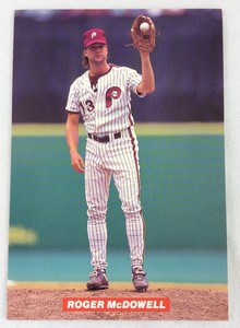 1991 Philadelphia Phillies Medford Photo Card-Roger McDowell 