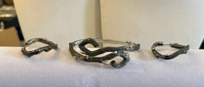 Brazalete y pendientes Stephen Dweck de ley con diamantes rama Fortuna rama Foto 1 de 4