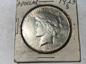 Silber Peace Dollar 1923 ungradiert ***GENAU LESEN - Bild 1 von 2