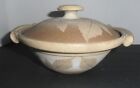 Wizard of Clay Studio Pottery Bristol Bristoleaf Covered Bowl casserole w lid