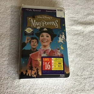 Walt Disney’s Masterpiece: Mary Poppins On VHS, New - Picture 1 of 4