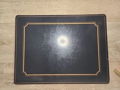 Conjunto de 6 Pimpernel Classic azul meia-noite placemats placa grossa com apoio de cortiça - Imagem 1 de 3