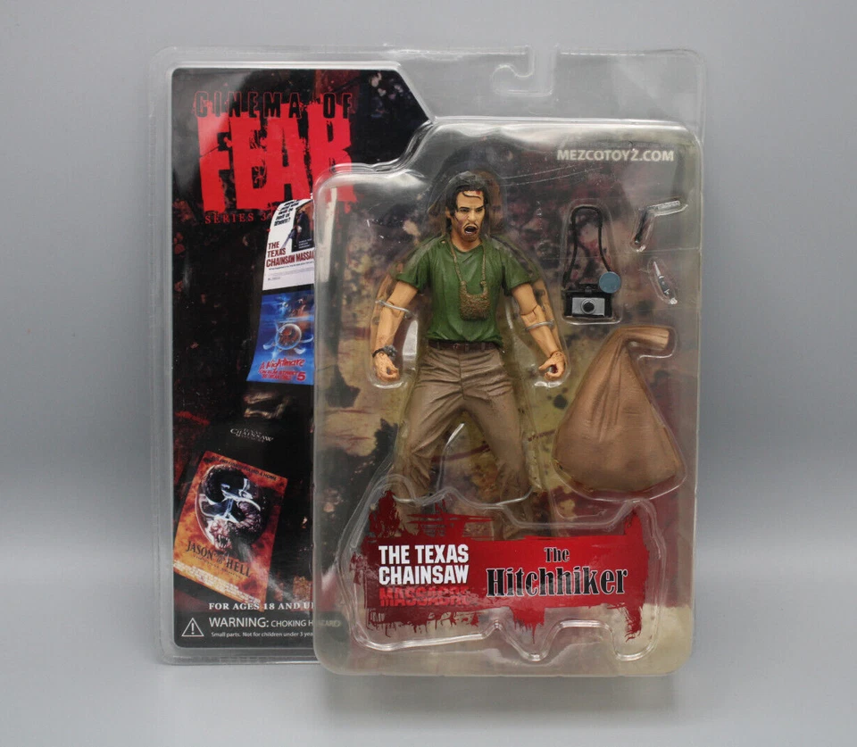 Mezco Cinema of Fear Series 3 Texas Chainsaw The Hitchhiker 7in "unopened"