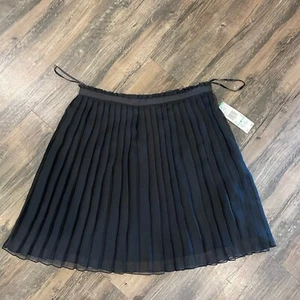 Falda negra plisada Anne Klein nueva con etiquetas - para mujer talla 8 - Imagen 1 de 8
