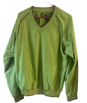 Chaqueta cortavientos pulóver clásico de golf manga larga Sun Mountain para hombre talla XL Foto 1 de 4