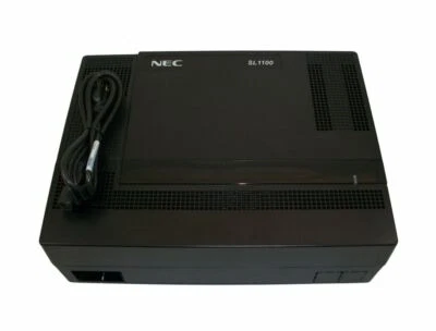 NEC SL1100 IP4NA-1228M-B KSU with IP4WW-4COIDB-B1 & Flash - Image 1 of 3
