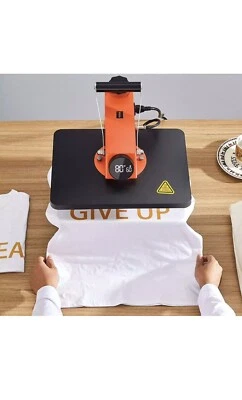Heat Press Machine - 6 in 1 Heat Press Sublimation Machine for DIY T-Shirts/Hats - Image 1 of 4
