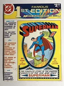 FAMOUS 1ST EDITION SUPERMAN #1 DC COMICS 1979 C-61 TREASURY SIZE - Picture 1 of 3