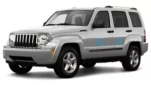 Chrome Door Side Belt Molding Moulding Body Trim for Jeep Liberty 2002-2013 - Bild 1 von 2