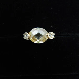 Premier Designs Lemon Drop Ring Size 6 - Picture 1 of 7