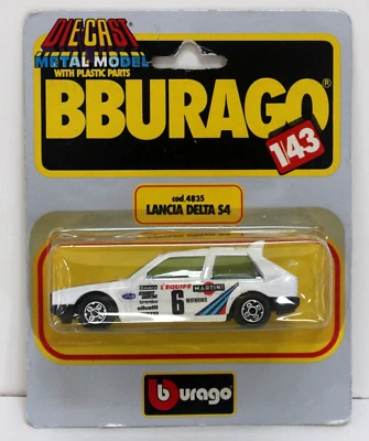 Bburago 1:43 4835 Lancia Delta S4 #6 Martini sin usar, en caja Italia (paquete blister) Foto 1 de 2