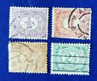 Netherlands Holland 4 Stamps c1898 SG49,50,52,53