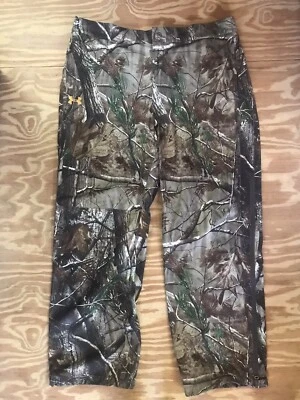 Under Armour Realtree AP Waterproof Scent control Hunting Camo Pants-L - Image 1 of 3