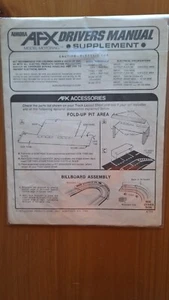 1974 Vintage AURORA AFX MODEL MOTORING DRIVER'S MANUAL Supplement - Picture 1 of 3