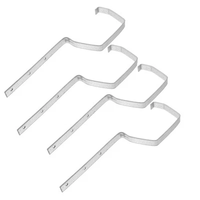  4 ganci per grondaia: supporto per grondaia resistente per tetto, supporto in - Imagen 1 de 4