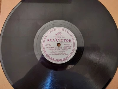 RCA Victor Collectors Issue Jazz 78/"Fats" Waller and his Rhythm../E - Image 1 of 4