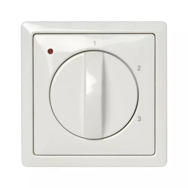 Interrupteur à trois positions Zehnder Stork SAI 1-3V encastré - Photo 1/1